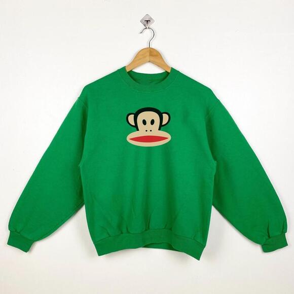Tops - Green Paul Frank Julius Monkey Sweatshirt